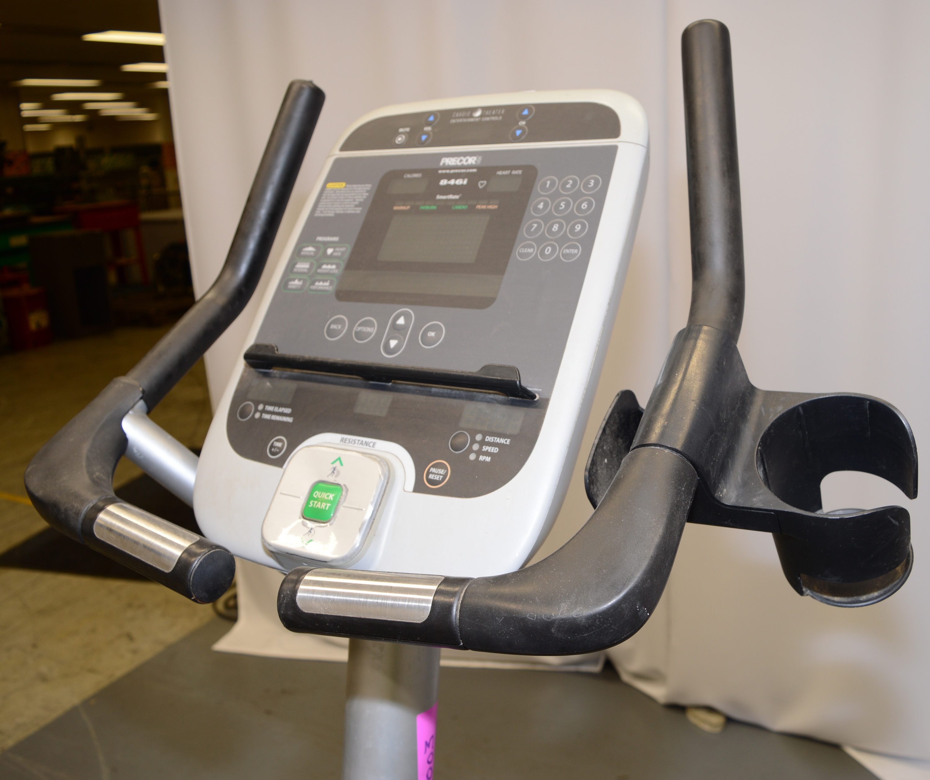 precor upright exercise bike