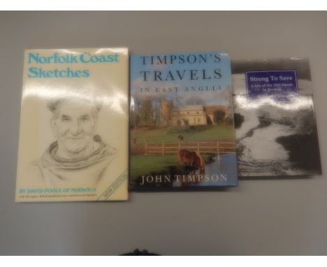 Timpsons travel's in East Anglia by John Timpson, Strong To save- A tale of the 1953 floods in Norfolk, Norfolk coast sketche