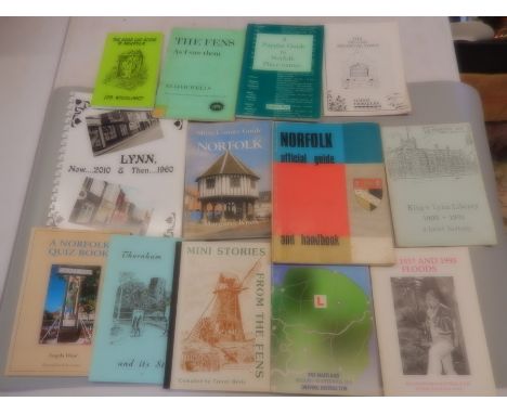 A Norfolk quiz book by Angels Hind, Shire county guide Norfolk by Margaret Knox, Mini stories from the Fen by Trevor Bevis, T