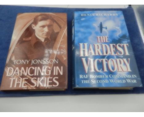 Dancing in the skies by Tony Jonsson 1994 first edition with dust jacket. The hardest victory by Denis Richards 1994 first ed