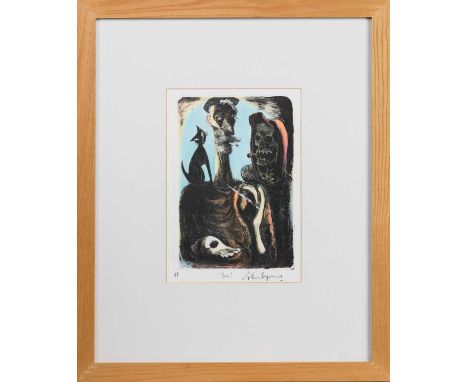 * JOHN BYRNE RSA (SCOTTISH 1940 - 2023), BOO artist's proof colour etching on paper, signed, titled and inscribed 'AP'mounted