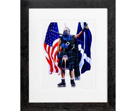 * ALEXANDER MILLAR (SCOTTISH b. 1960), OVER THE SEA limited edition giclee print on paper, signed and numbered 3/95mounted, f
