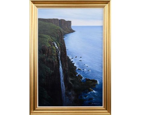 DOUGLAS PURDON (CANADIAN), RETURN TO THE SEA oil on canvas, signedframedimage size 91cm x 61cm, overall size 108cm x 76cm Not