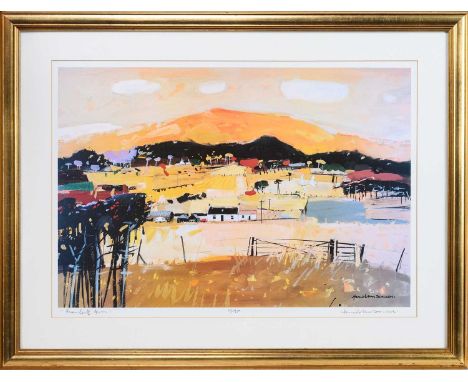 * HAMISH MACDONALD DA PAI (SCOTTISH 1935 - 2008), FARM GATE, ARRAN limited edition giclee print on paper, signed, titled and 