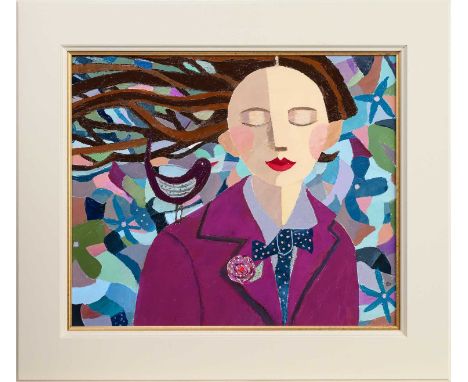 CATRIONA MILLAR, VENETIA AND LITTLE WING  oil on canvas, initialledframedimage size 50cm x 60cm, overall size 68cm x 77cm Not