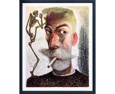 * JOHN BYRNE RSA (SCOTTISH 1940 - 2023), KNOCKING ON HEAVEN'S DOOR limited edition print on paper, signed and numbered 127/15