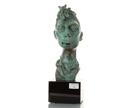 * JOHN BYRNE RSA (SCOTTISH 1940 - 2023), FEG limited edition bronze on marble base, signed and inscribed AP40cm high includin