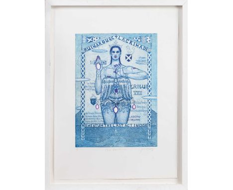 * JUNE CAREY RSW RGI (SCOTTISH b. 1942), DIES ANNIVERSARIES limited edition colour etching on paper, signed, titled and numbe