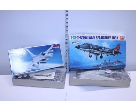 A Tamiya and Fujimi aircraft model kit, (boxed as new) 