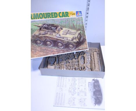 A Italeri 1:35 scale armoured car model kit, (boxed as new) 
