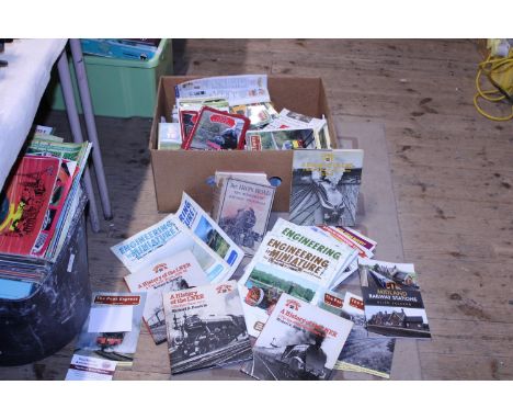 A job lot of steam engine related books and other items. Shipping unavailable 