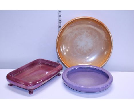 Three ceramic trays Carltonware and Royal Doulton. Shipping unavailable 