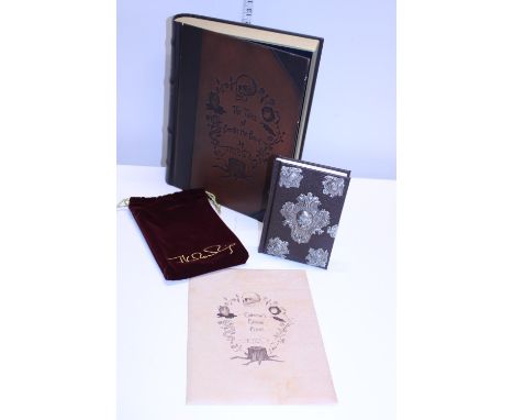 J K Rowling, The Tales of Beedle The Bard, 1st edition, Collectors Edition,  faux leather with metal embellishments in velvet