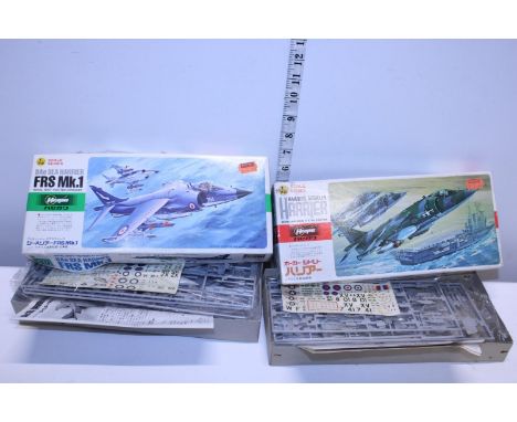 Two Hasegawa military aircraft model kits, (boxed as new) 