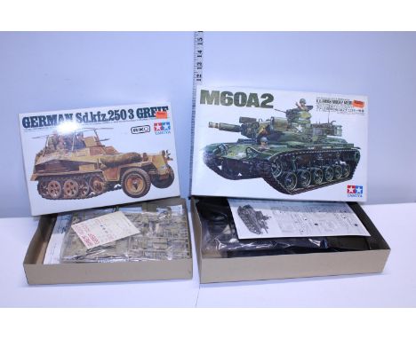 Two Tamiya military model kits, (boxed as new) 