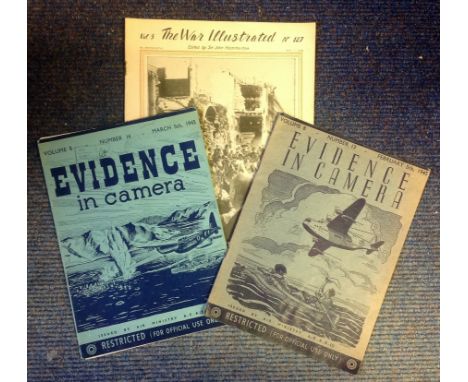 World War Two collection three vintage booklets Evidence in Camera volume 8 Number 13 5th February 1945, Evidence in Camera v
