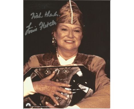 Louisa Fletcher signed 10x8 colour photo portrait. Good Condition. All autographed items are genuine hand signed and come wit