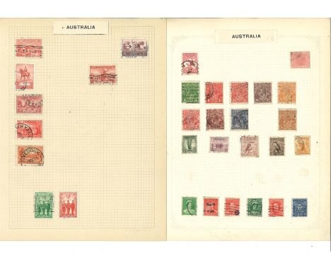 British commonwealth stamp collection in crown album. Mint and used. Mainly pre1950. Cat value nearly £250. Good Condition. W