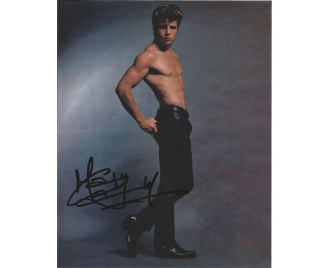 Maxwell Caulfield signed 10x8 shirtless full body shot portrait colour photo. Good Condition. All autographed items are genui