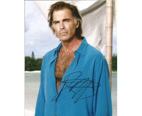 Jeff Fahey 10x8 signed 3/4 length portrait colour photo picture from the 2010 movie Machete. Jeffrey David Fahey (born Novemb