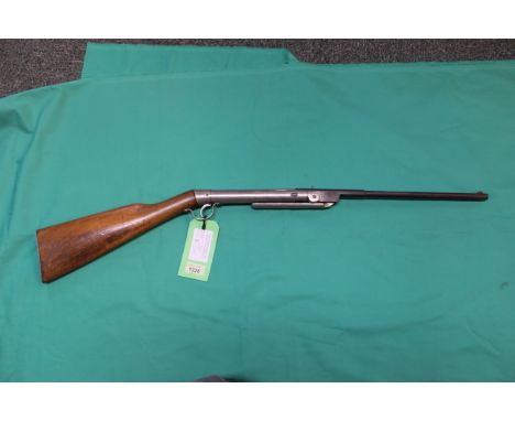 An early 20th Century German break barrel air rifle with high percentage of plating remaining