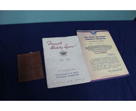 R.A.F. 'comforts fund' items with an Army book 64