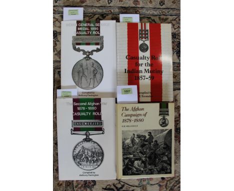 "The Afghan Campaign", by Peter Shadbolt, together with casualty rolls for the second Afghan war, the Indian Mutiny and the I