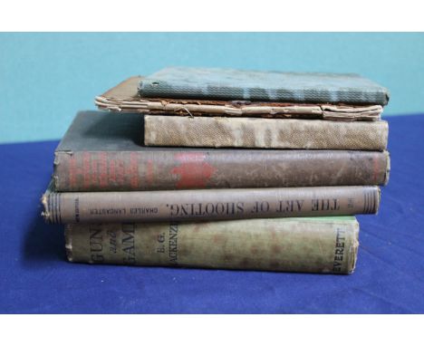 Six various books including 'The Art of Shooting' 1898 plus Ranks and Uniforms of the German Army, Navy and Air Force', with 