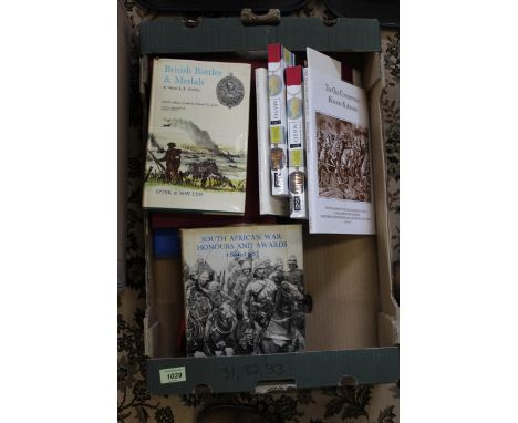 "British Battles and Medals", 4th, 5th and 7th editions, "Army Honours and Awards", "South African Honours and Awards 1899-19