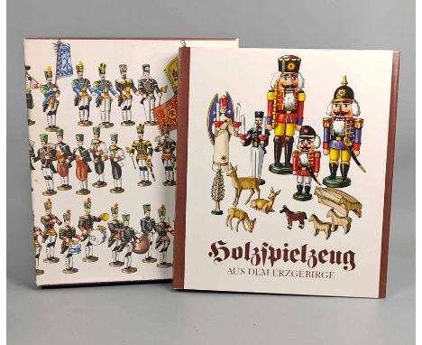 Holzspielzeug aus dem Erzgebirge von Manfred Bachmann mit Zeichnungen von Hans Reichelt, Geschichte der erzgebirgischen Spiel