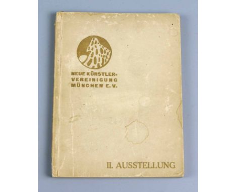 Neue Künstler-Vereinigung München Katalog 1910 II. Ausstellung, Turnus 1910/11, 47 S., Katalog mit 109 Nrn. von 30 Künstlern,