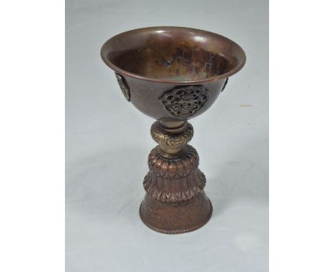 Tibetan Brass Yak Butter Lamp