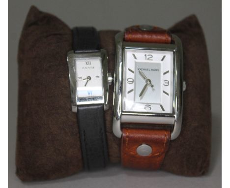 A group of six ladies watches comprising Michael Kors, Gucci, Tissot, Rotary &amp; Limit.  
