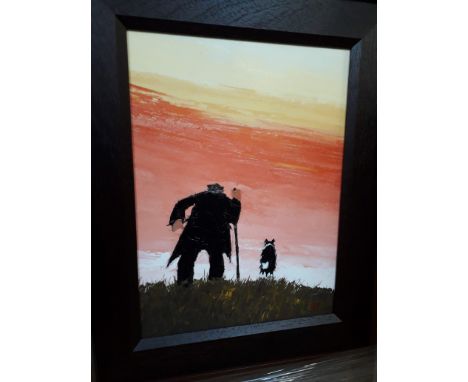 After Austin Moseley (b1930), "Shepherds Delight", giclee print, 29cm x 39cm, limited edition 124/195, DeMontfort Fine Art la