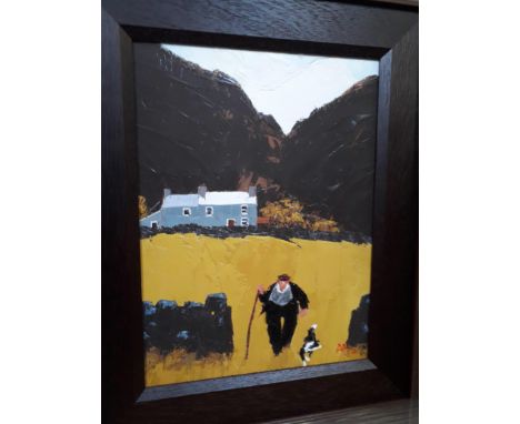 After Austin Moseley (b1930), "Faithful Friends", giclee print, 29cm x 39cm, limited edition 124/195, DeMontfort Fine Art lab