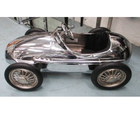 VINTAGE INSPIRED CHILDS PEDAL RACING CAR, 125cm L.