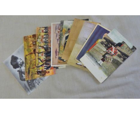 Black Watch - Good Range with Harry Payne (3) RP's. KGV, Pipe Major etc (10)