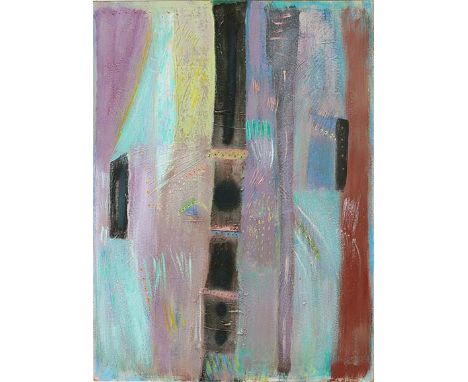 Tony O'Malley HRHA, 1913-2003
ISLAND LIGHT - ISLA DE GRACIOSA
Oil on board, 48" x 36" (122 x 92cm), signed, inscribed verso, 