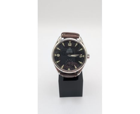 Omega Railmaster Chronometer XXL Aqua Terra 49mm, Brown leather strapSerial no. 80826738Complete with:Watch boxWarranty card 