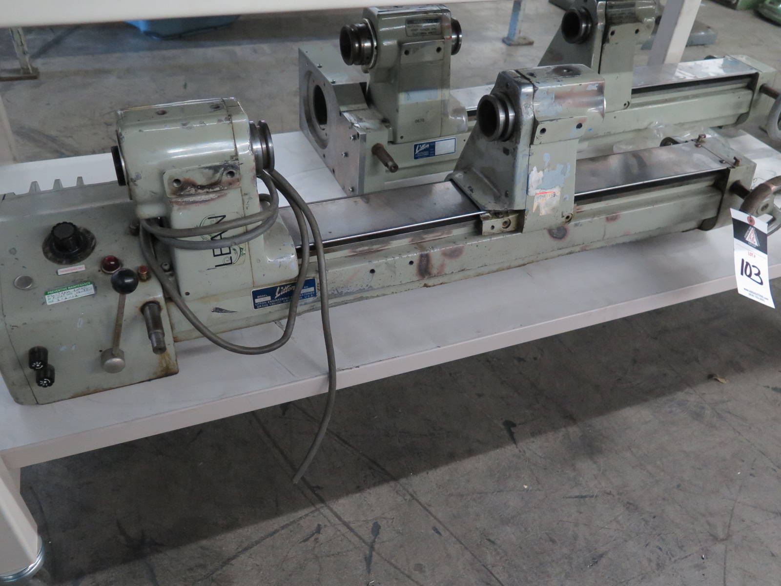 Litton mdl FU Glass Lathe