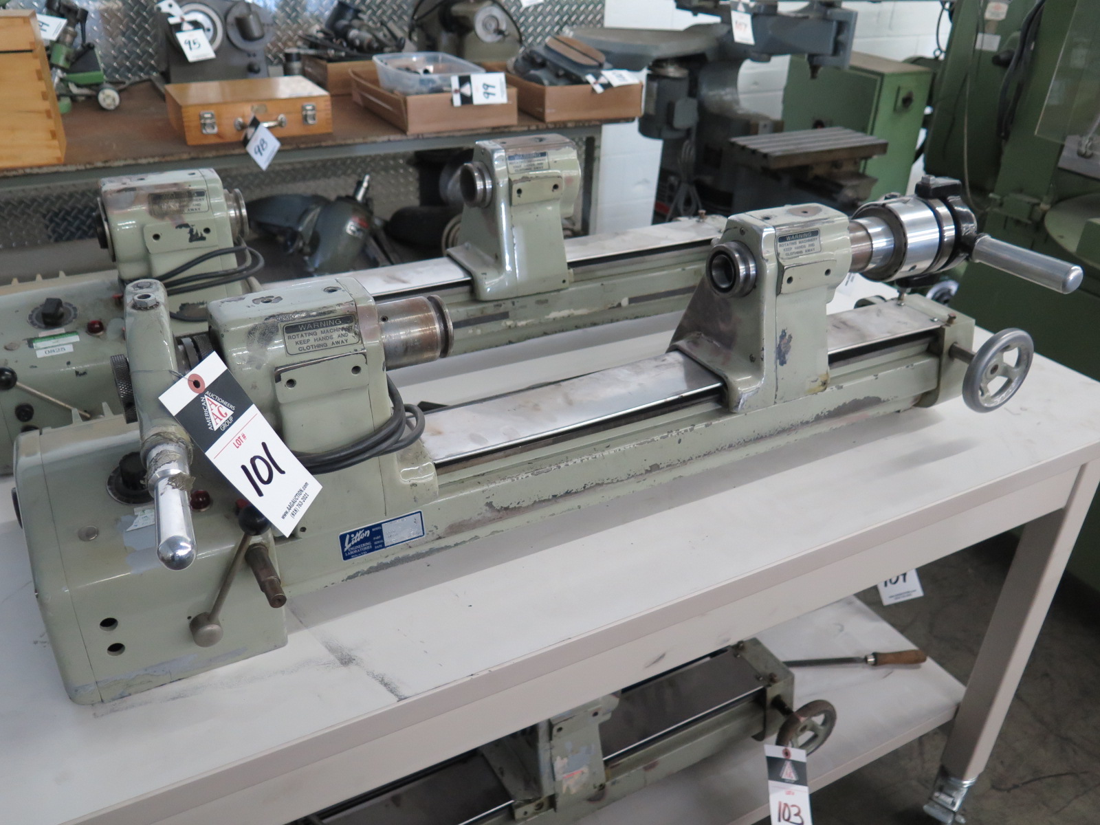 Litton mdl FU Glass Lathe