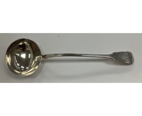 A William IV “Fiddle” pattern soup ladle (by William Chawner, London 1831) 7.28 oz