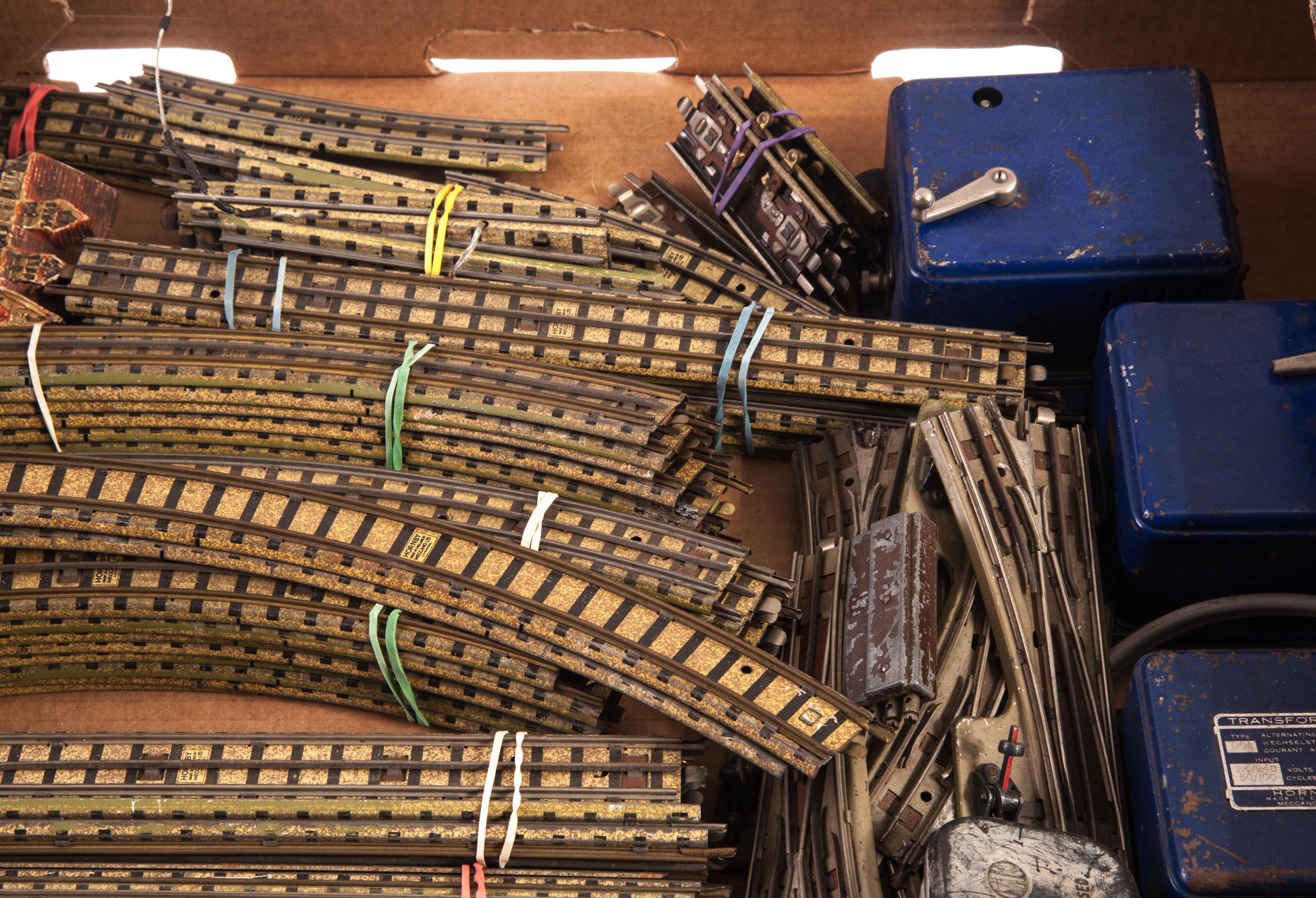 HornbyDublo 00 Gauge 3rail track and controllers A quantity of 3