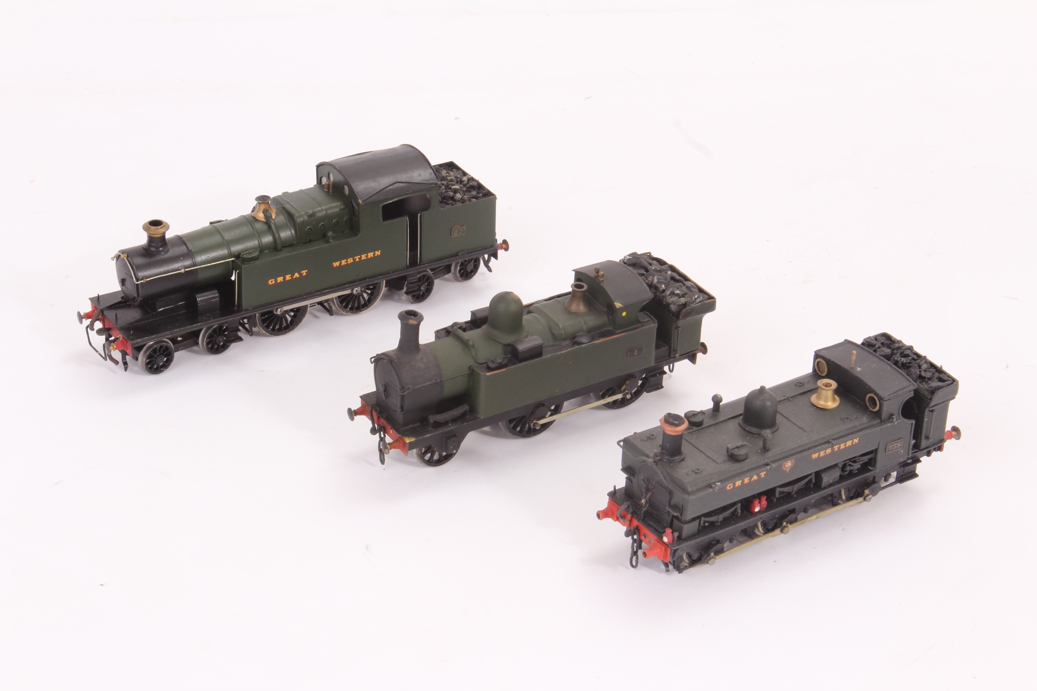 GWR 00 Gauge Kitbuilt and Scratchbuilt Tank Locomotives: brass 2-4-0 No ...