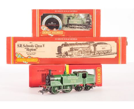 Hornby 00 Gauge Southern Railway locomotives: From China: R 2063 ‘Terrier’ 0-6-0T W2 in SR green, and R2165B ‘Terrier’ 32636 