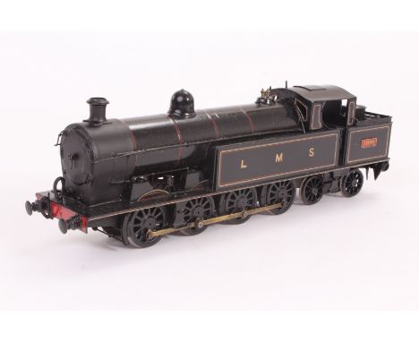 A kitbuilt Finescale 0 Gauge LMS 0-8-4 Tank Locomotive No. 1908, in black livery, built and painted to a fair standard by Roy