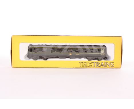 A Trix 00 Gauge BR green Transpennine Buffet Car, in original window box, E, box G-VG