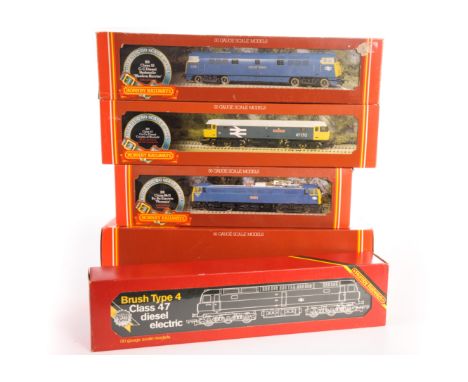 Hornby (Margate) 00 Gauge diesel and electric locomotives: R 075 Class 47 421, R307 Class 47 170 ‘County of Norfolk’, R778 Cl