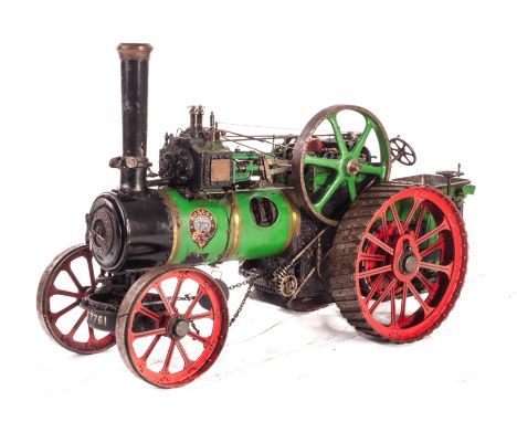 A 1½in scale well built Ruston Hornsby Compound Traction Engine with many fine scale details including cast crosshead guides,