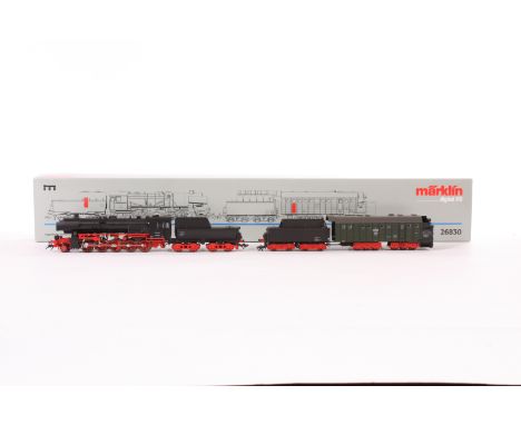 Märklin H0 Gauge locomotive and snowplough: Ref 26830 (Märklin ‘Insider’ special edition, 1998) Digital DB 52 Class 2-10-0 No